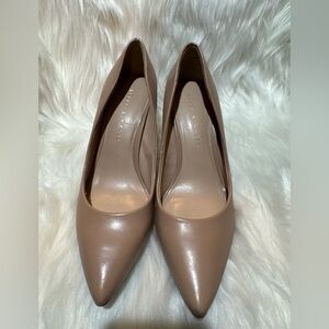 Kelly & Katie Tan Heels Classic Pointed-Toe Pumps